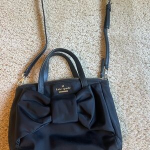 Kate Spade Black Crossbody Bag with Bow